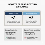 what does -7 mean in point spread