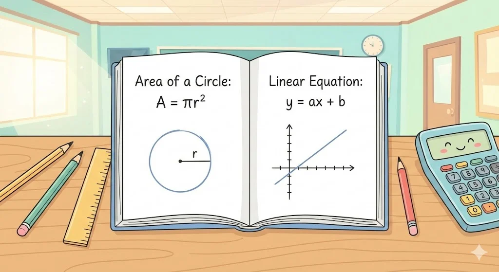 what does a mean in math