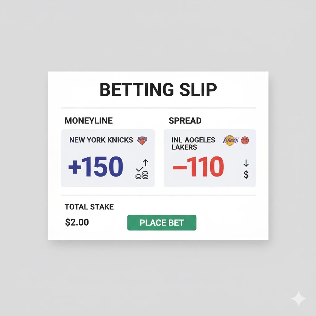 what does + and - mean in betting