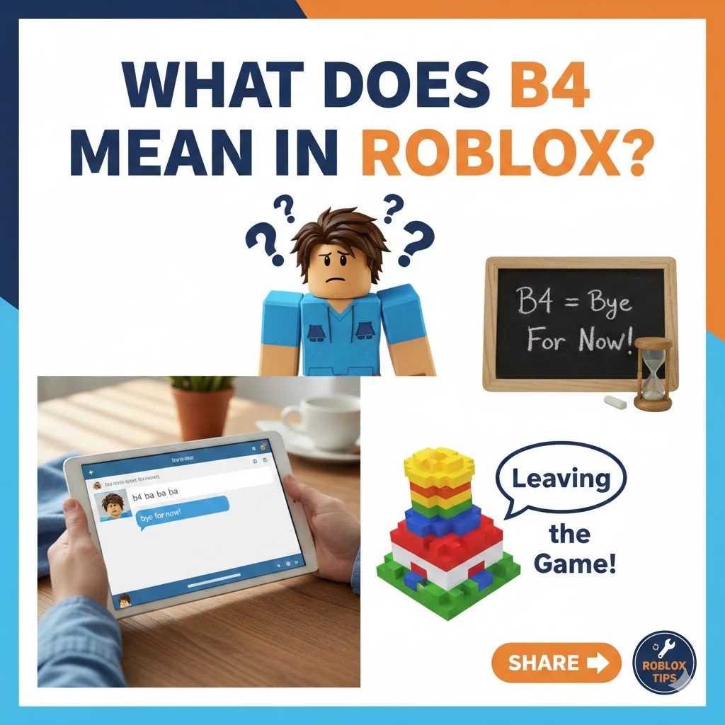 what does b4 mean in roblox