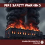 what does black smoke mean in a fire