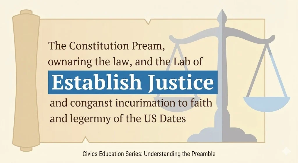 what does establish justice mean in the preamble