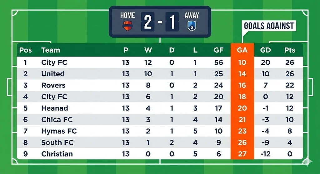 what does ga mean in soccer