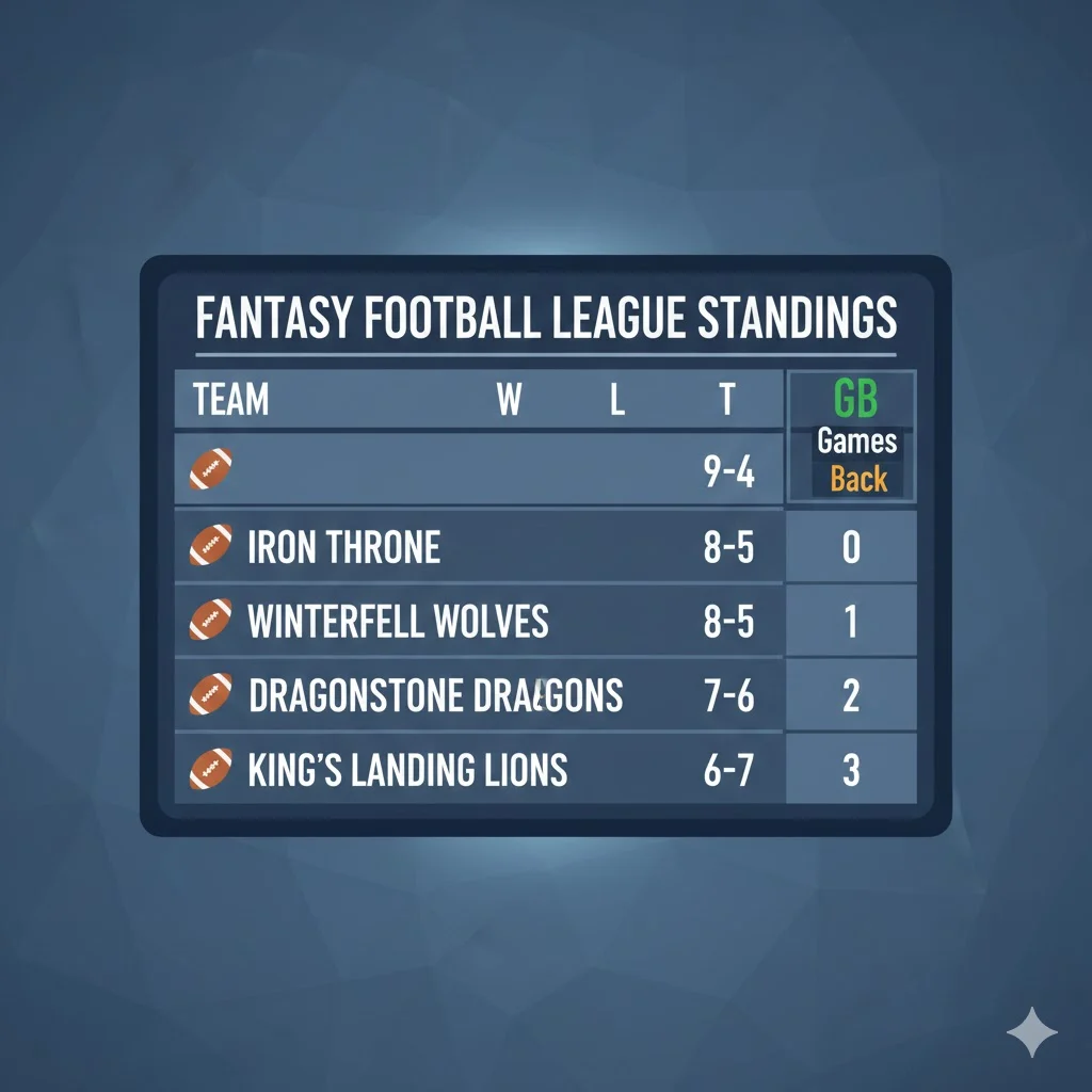 what does gb mean in fantasy football