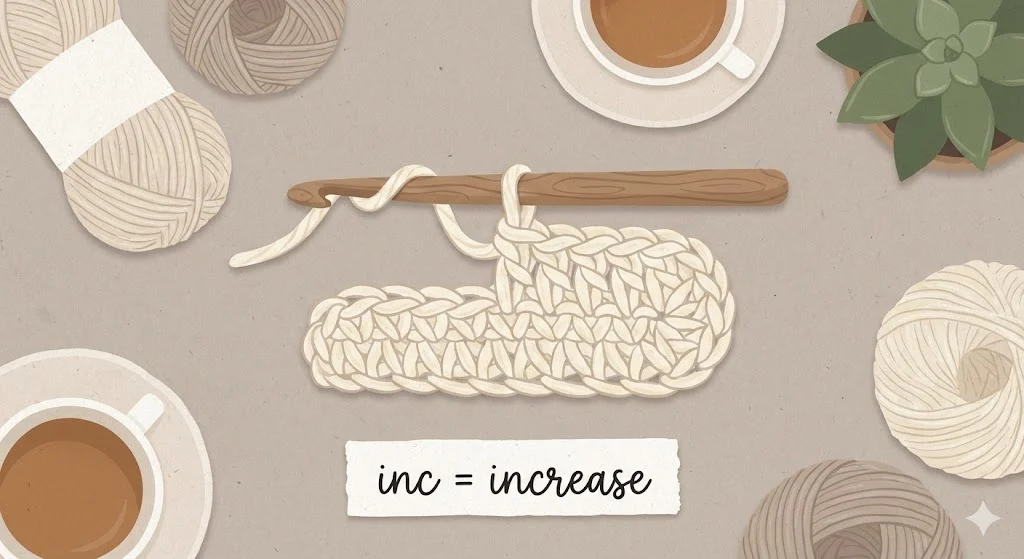 what does inc mean in crochet