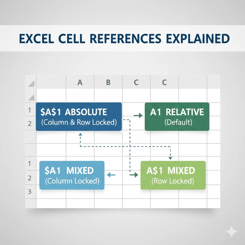 what does $ mean in excel