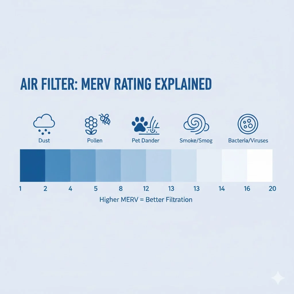 what does merv mean in air filters