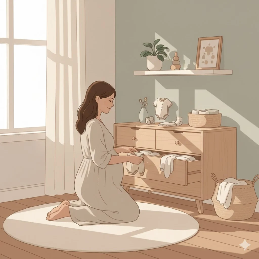 what does nesting mean in pregnancy