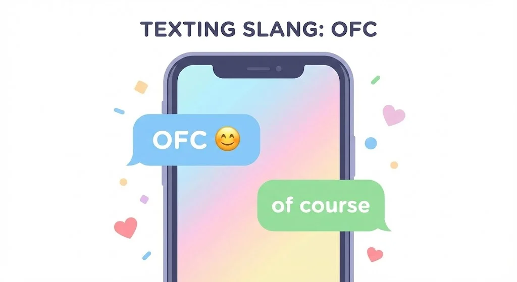 what does ofc mean in a text message