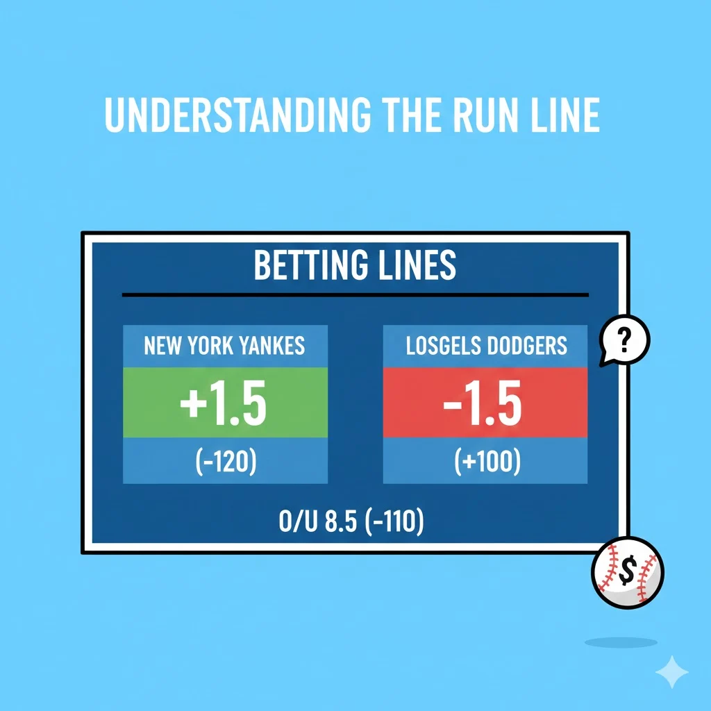 what does run line mean in baseball