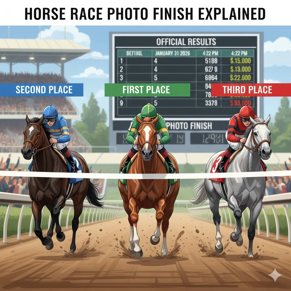 what does show mean in horse racing