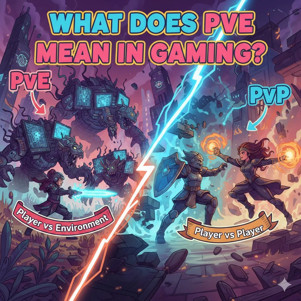 What does Pve mean in gaming