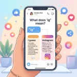 ig meaning in text