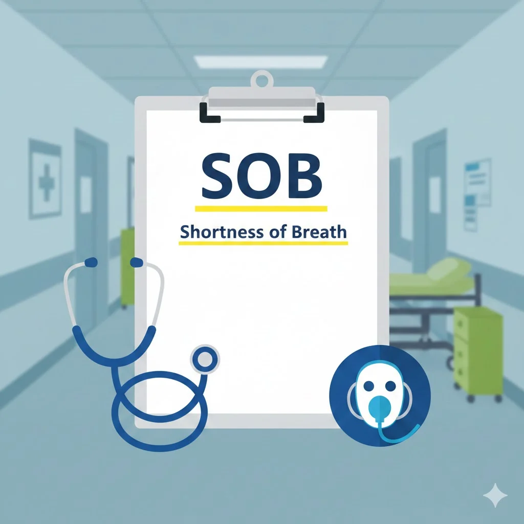 what does sob mean in medical terms
