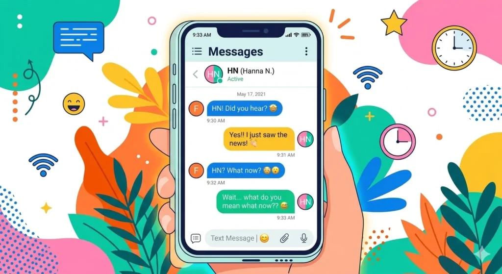 what do hn mean in text