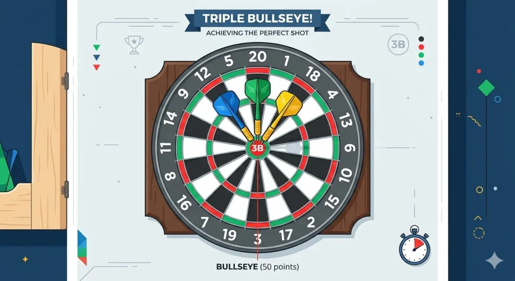 what does 3b mean in darts