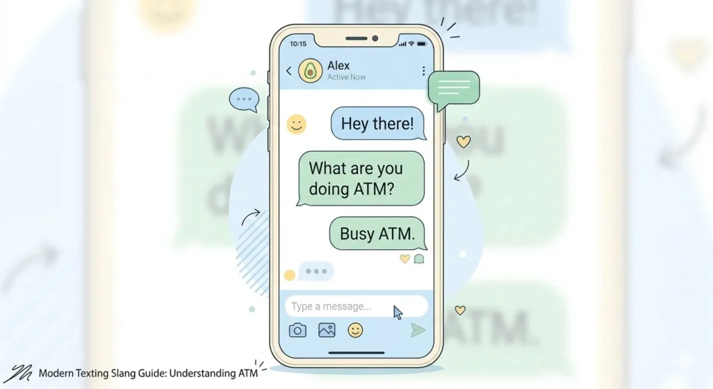 what does atm mean in texting
