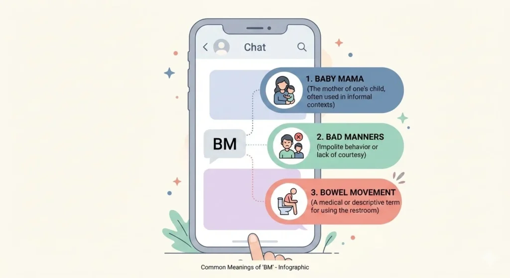 what does bm mean in text