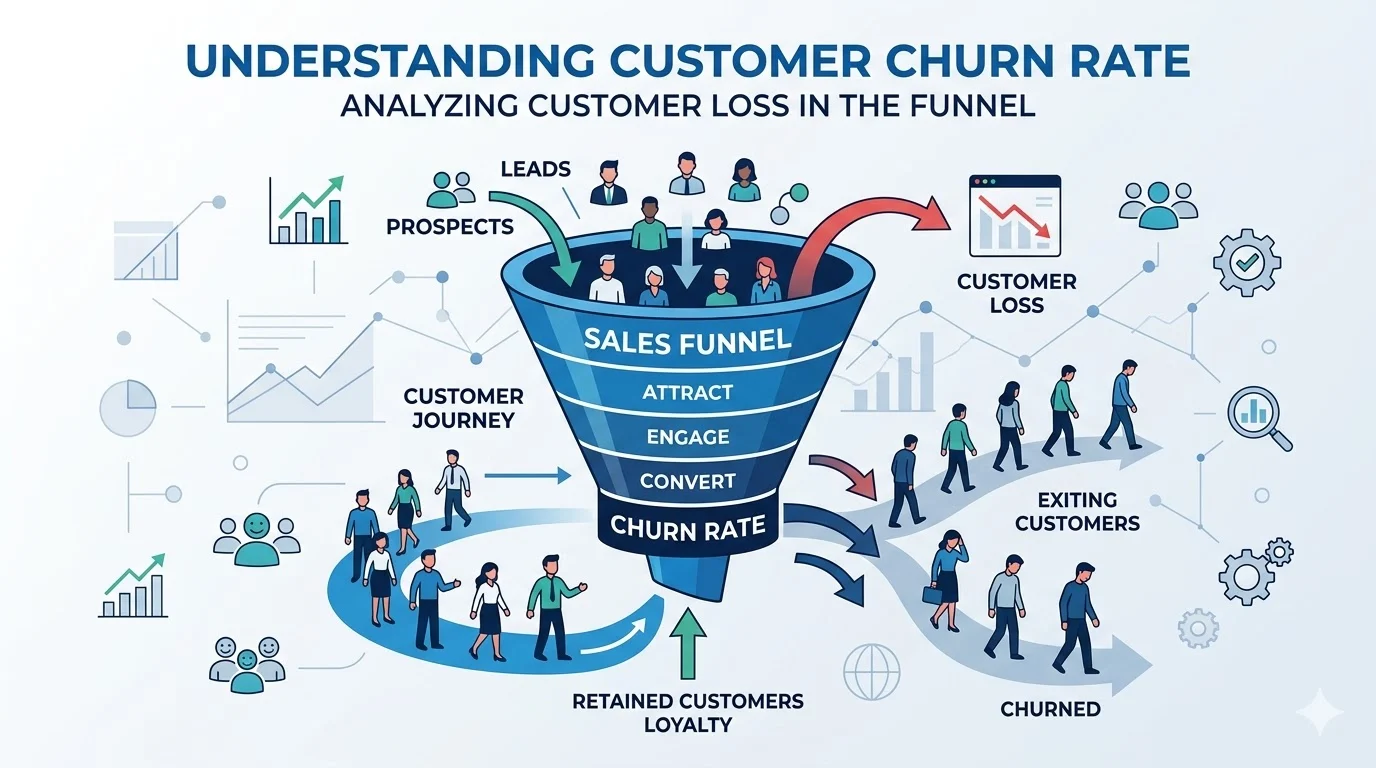 What Does Churn Mean in Business? Definition, Types, and Examples for 2026