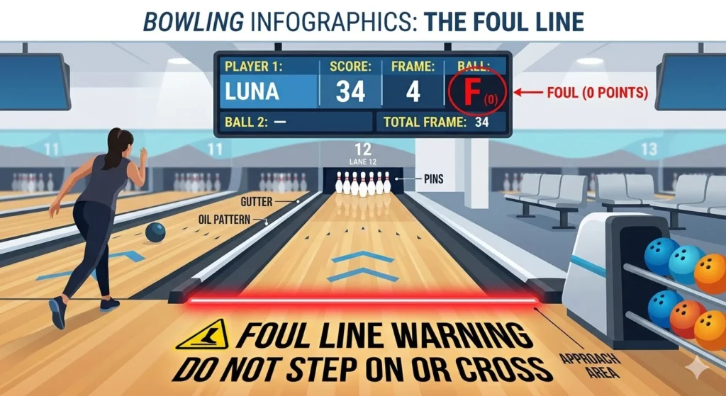 what does f mean in bowling