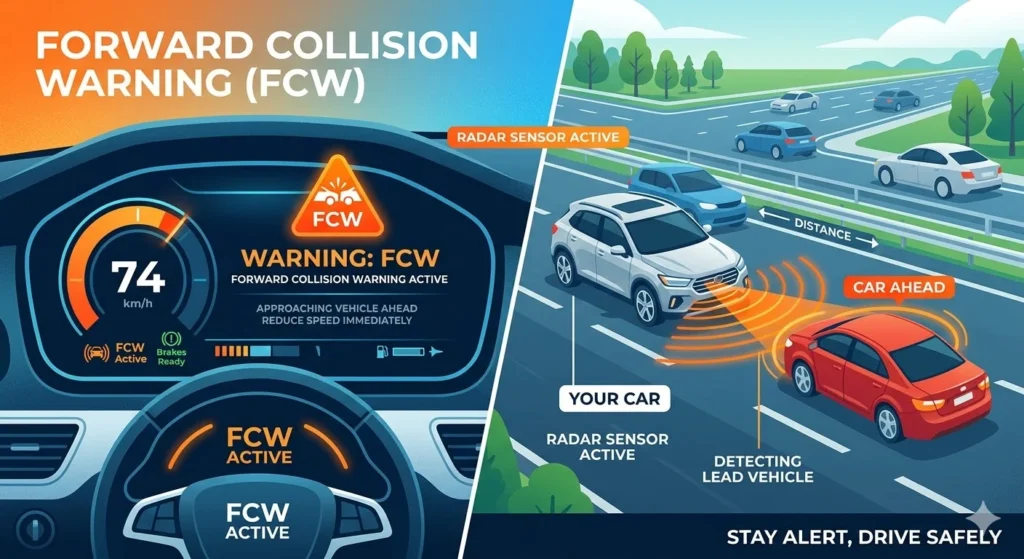 what does fcw mean in a car