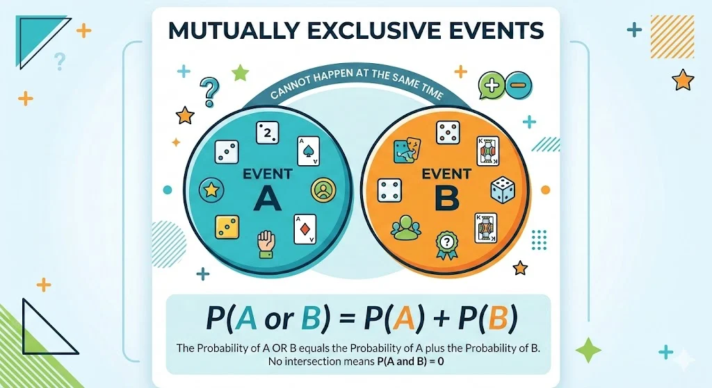 what does mutually exclusive mean in probability