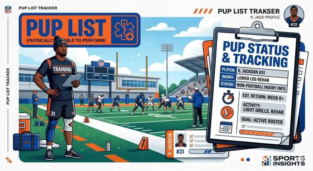 what does pup mean in nfl