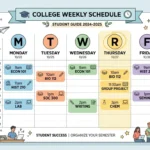what does r mean in college schedule