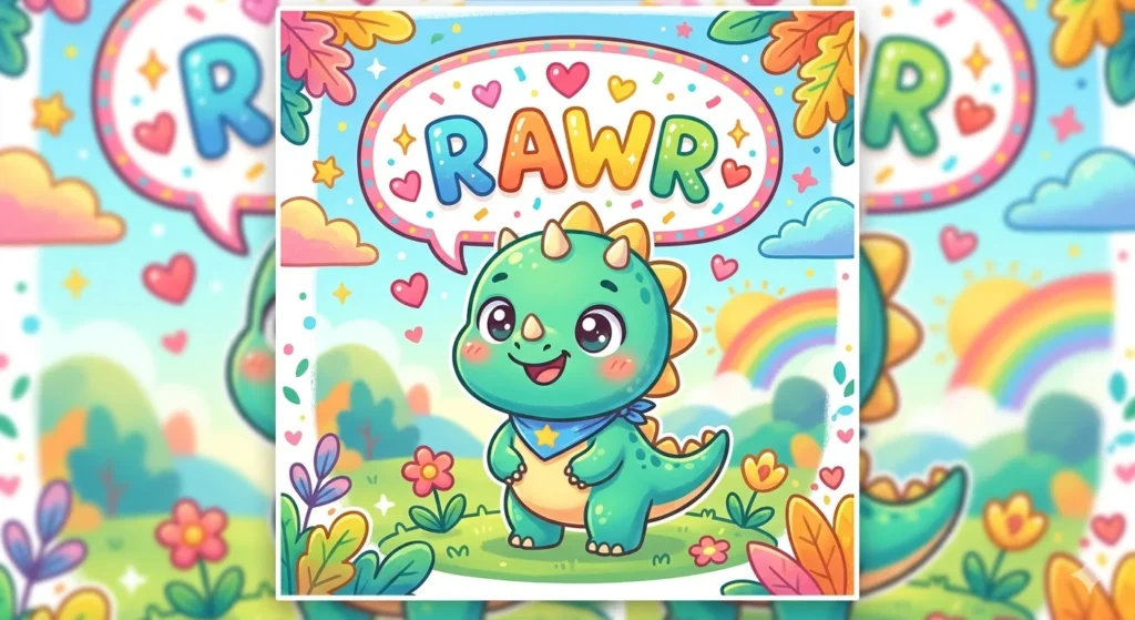 what does rawr mean in dinosaur