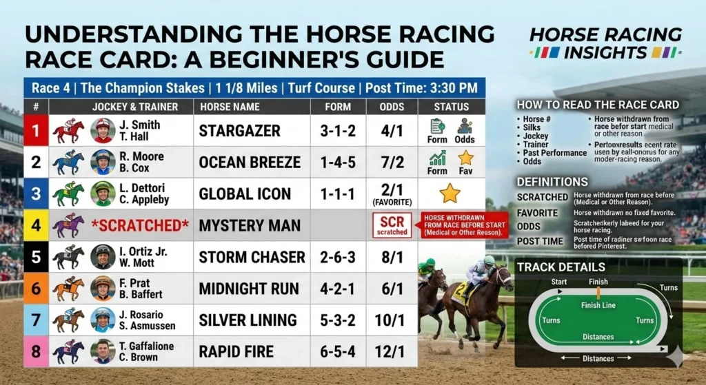what does scr mean in horse racing