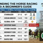 what does scr mean in horse racing