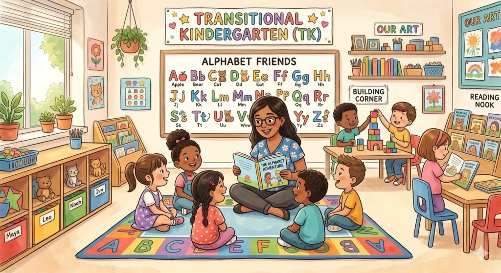 what does tk mean in school