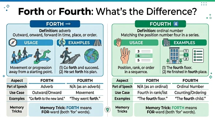 forth or fourth