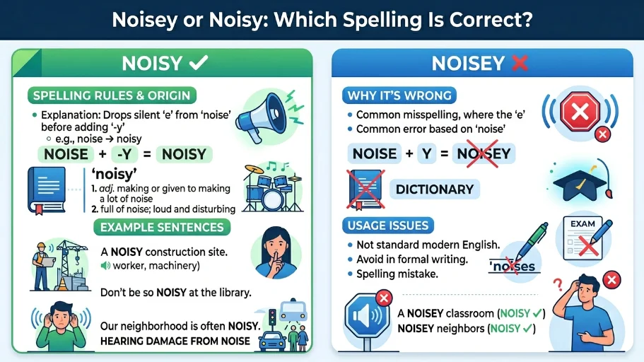 noisey or noisy