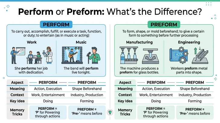 perform or preform